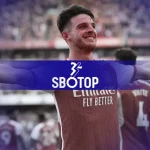 SBOTOP: Declan Rice Kisah The Gunners menyamai rekor transfer Man City £105 juta