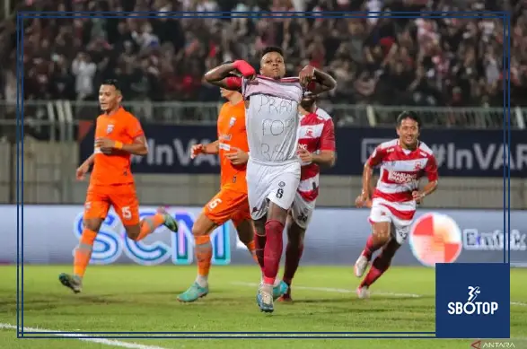 SBOTOP: Madura United Merayakan Kemenangan untuk Amankan Tiket Final setelah Mengalahkan Borneo