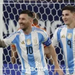 SBOTOP: Gol Messi dan Alvarez Bawa Argentina ke Final Copa America