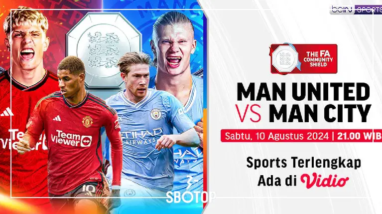 SBOTOP: 4 Fakta Menarik Community Shield | Man City Lawan MU