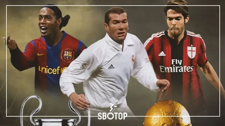 SBOTOP: 5 Pemain Legendaris Peraih Ballon d'Or, Liga Champions, dan Piala Dunia: Zidane hingga Rossi di Antara Trio Samba